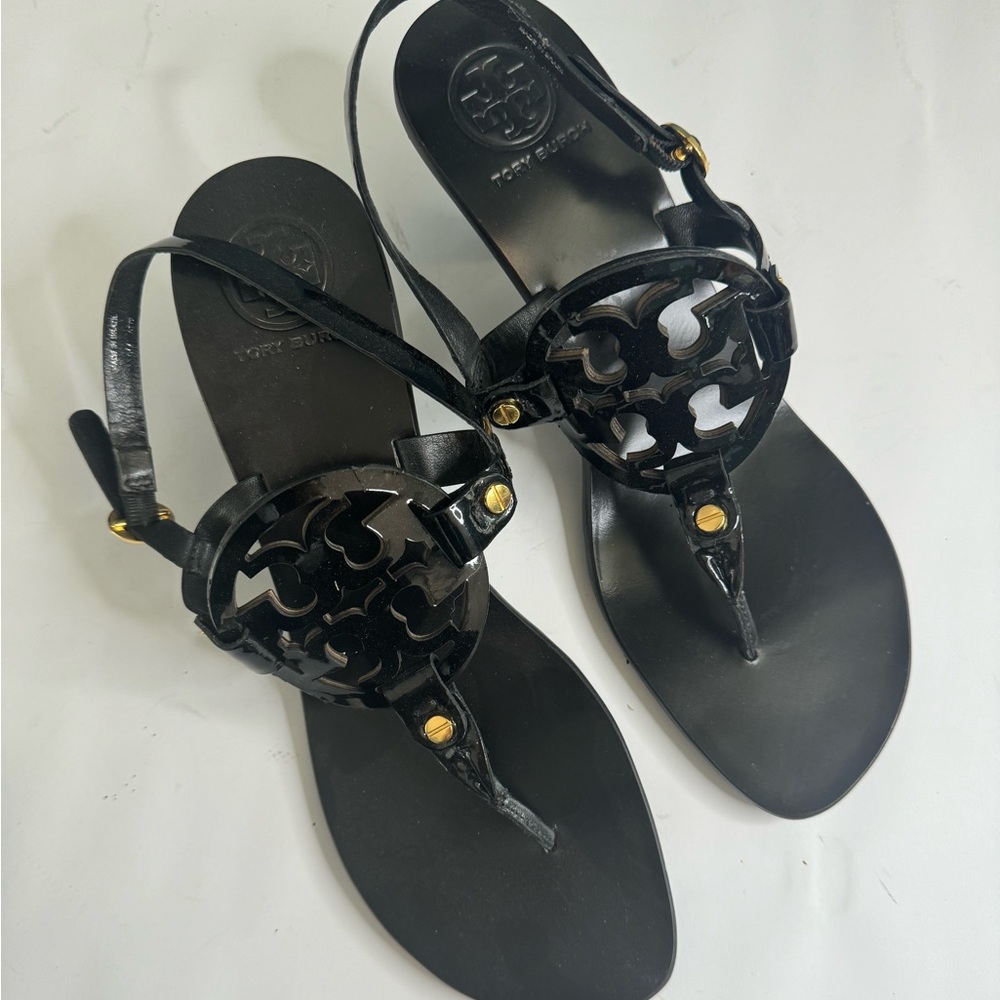 Tory Burch Kitten Heel Sandals